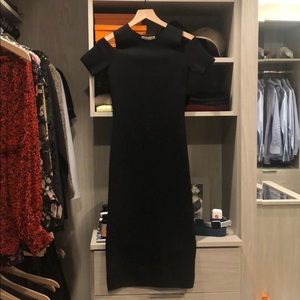 Original Michael Kors fitted black jersey dress